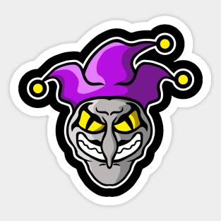 Grim Clown Esports Logo Sticker